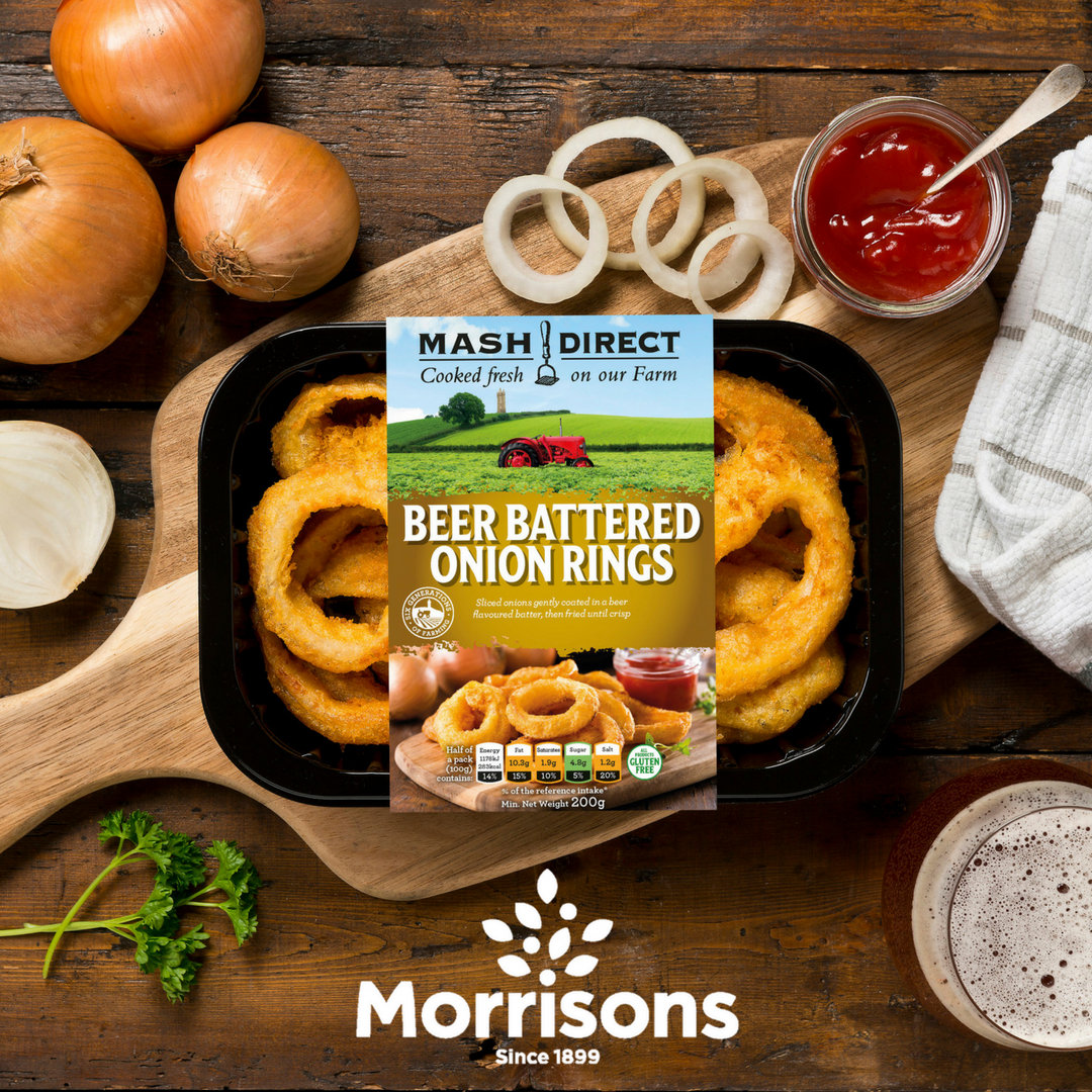 Morrisons Onion Rings, 125g : Amazon.co.uk: Grocery