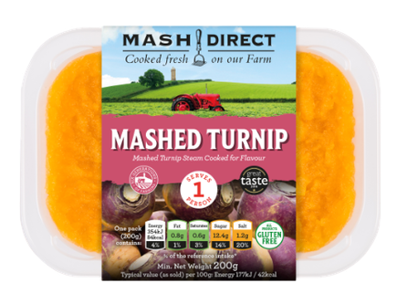 Mashed Turnip For One