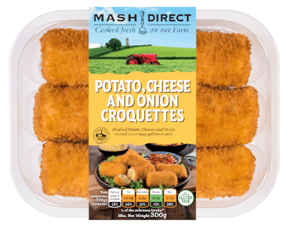 Potato, Cheese and Onion Croquettes