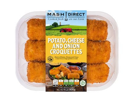 Potato, Cheese and Onion Croquettes