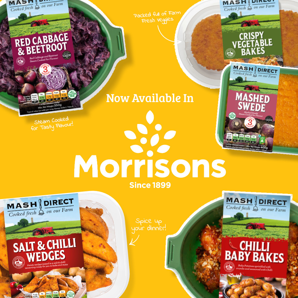 More Mash Direct Products now in Morrisons Stores!