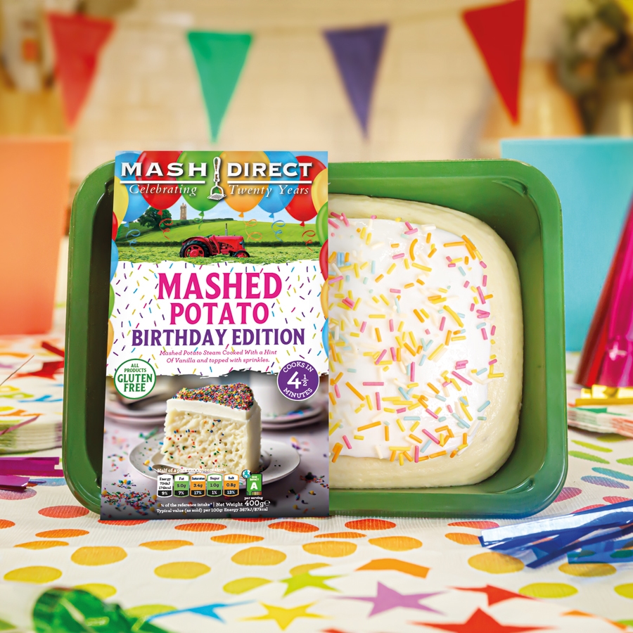 APRIL FOOLS! Introducing NEW Mashed Potato Birthday Edition!