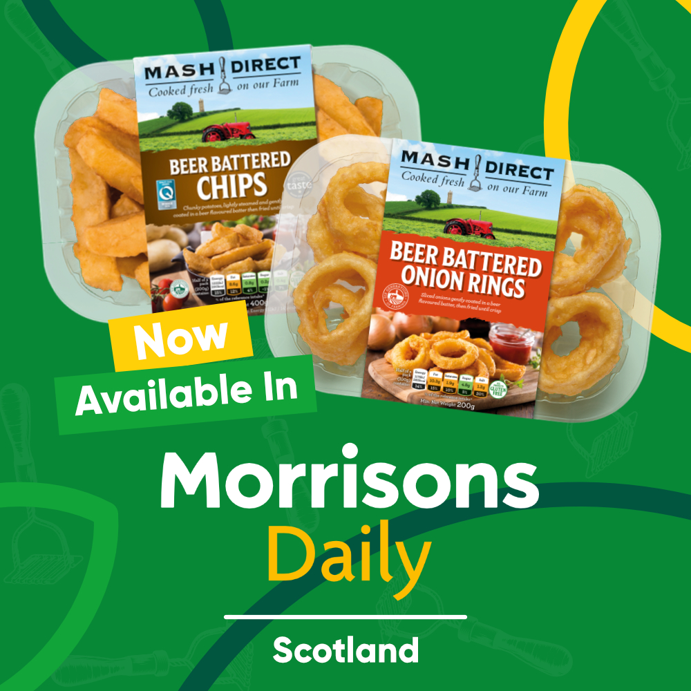 Mash Direct’s Beer Battered Range Hits Morrisons Daily Stores Across Scotland